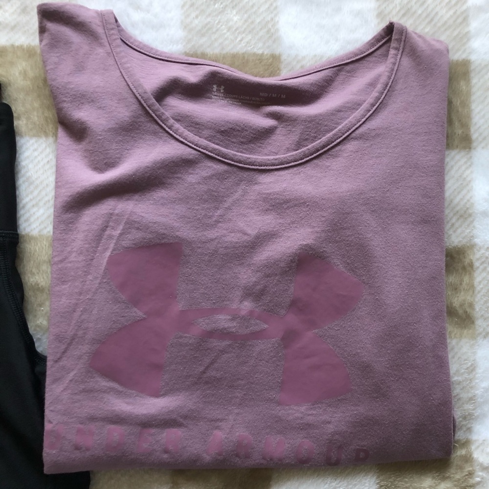 Under armour purple tee / t shirt